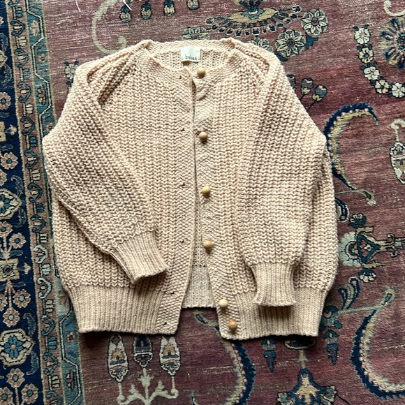Babaa no6 cardigan in rose - Picture 3 of 7